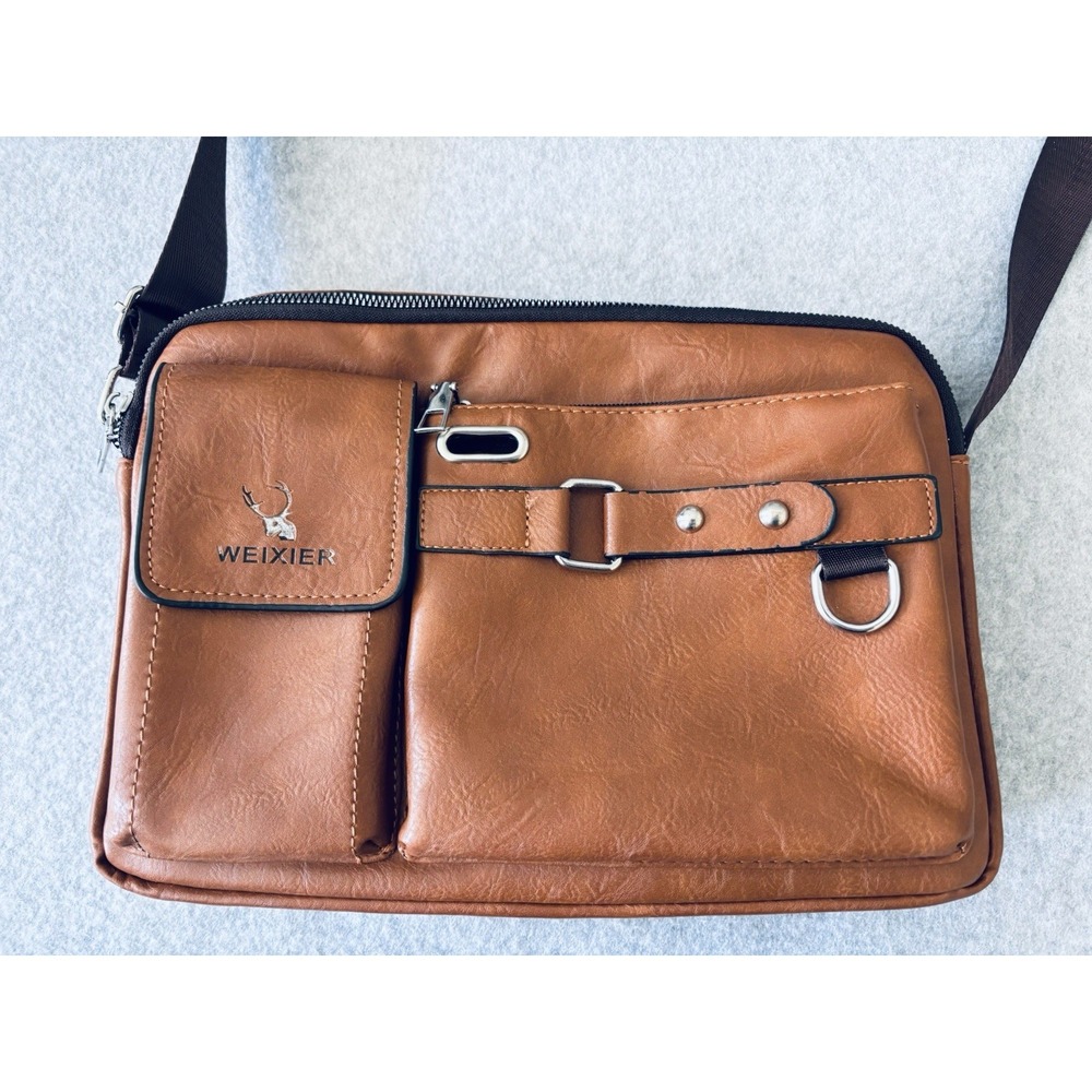 Men's Business faux Leather Shoulder/Messenger Bag Handbag Outdoor Sport Bag